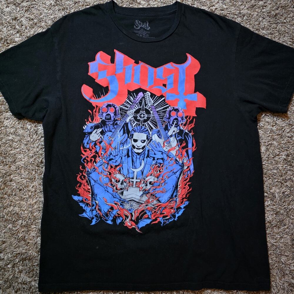 Ghost T-Shirt - Official Band Merch Large Modern